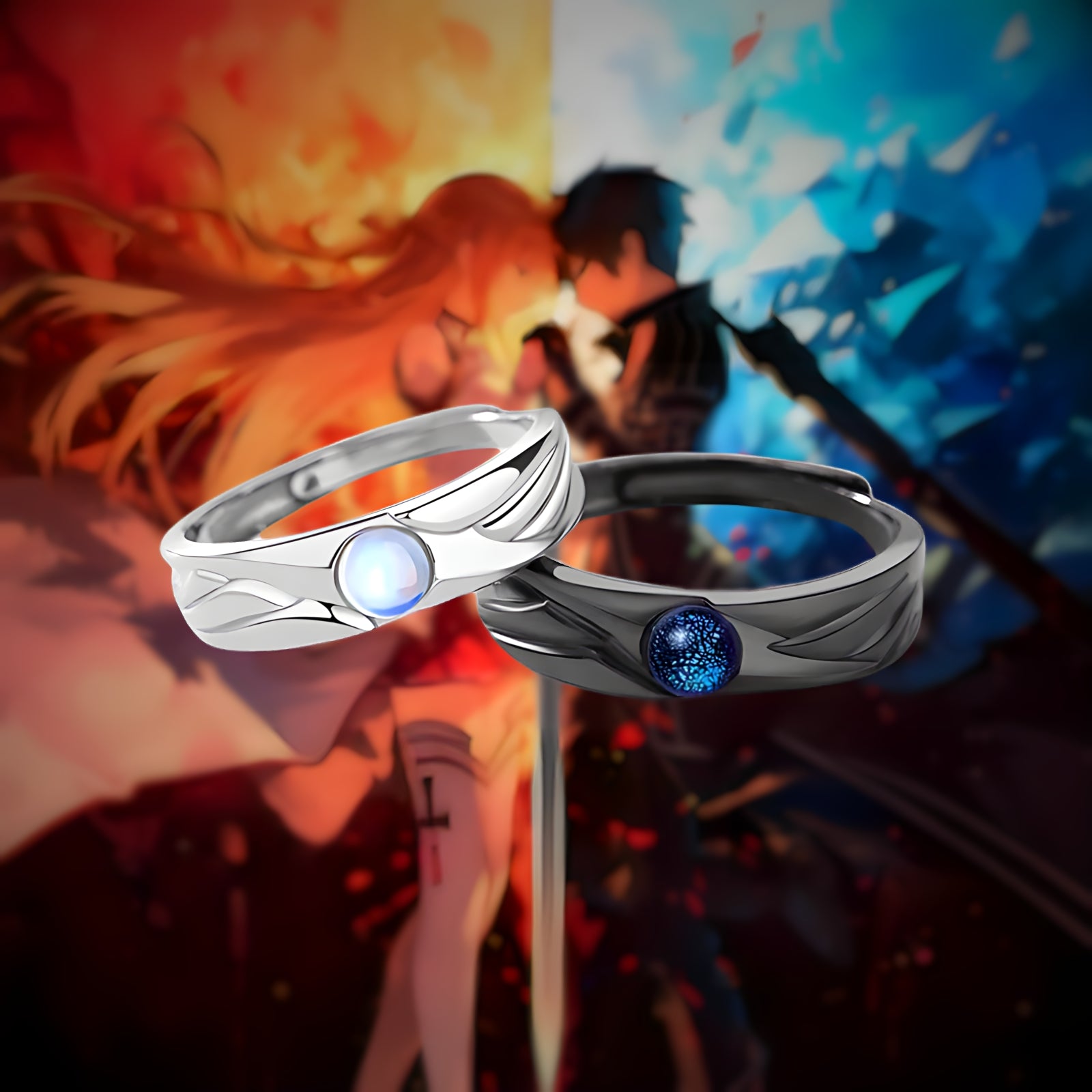 Kirito & Asuna Rings