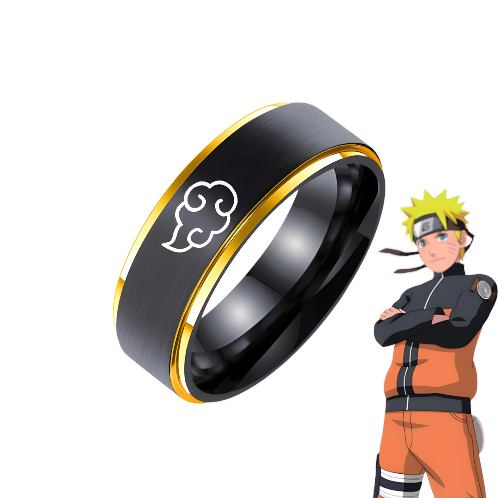 Titanium Naruto Ring