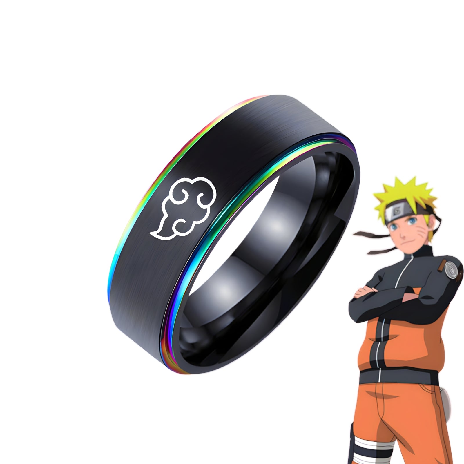 Titanium Naruto Ring