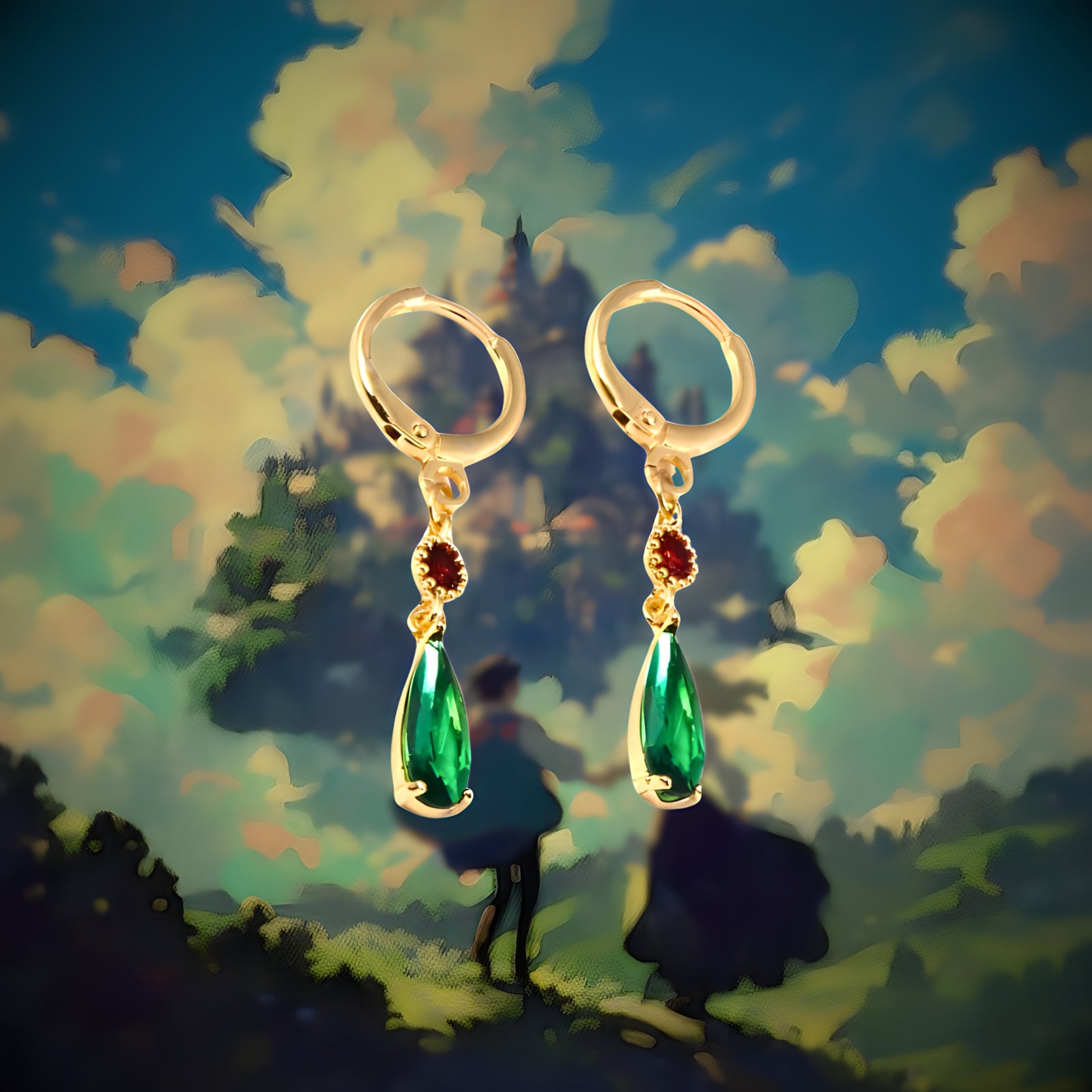 Howls Moving Castle Earrings