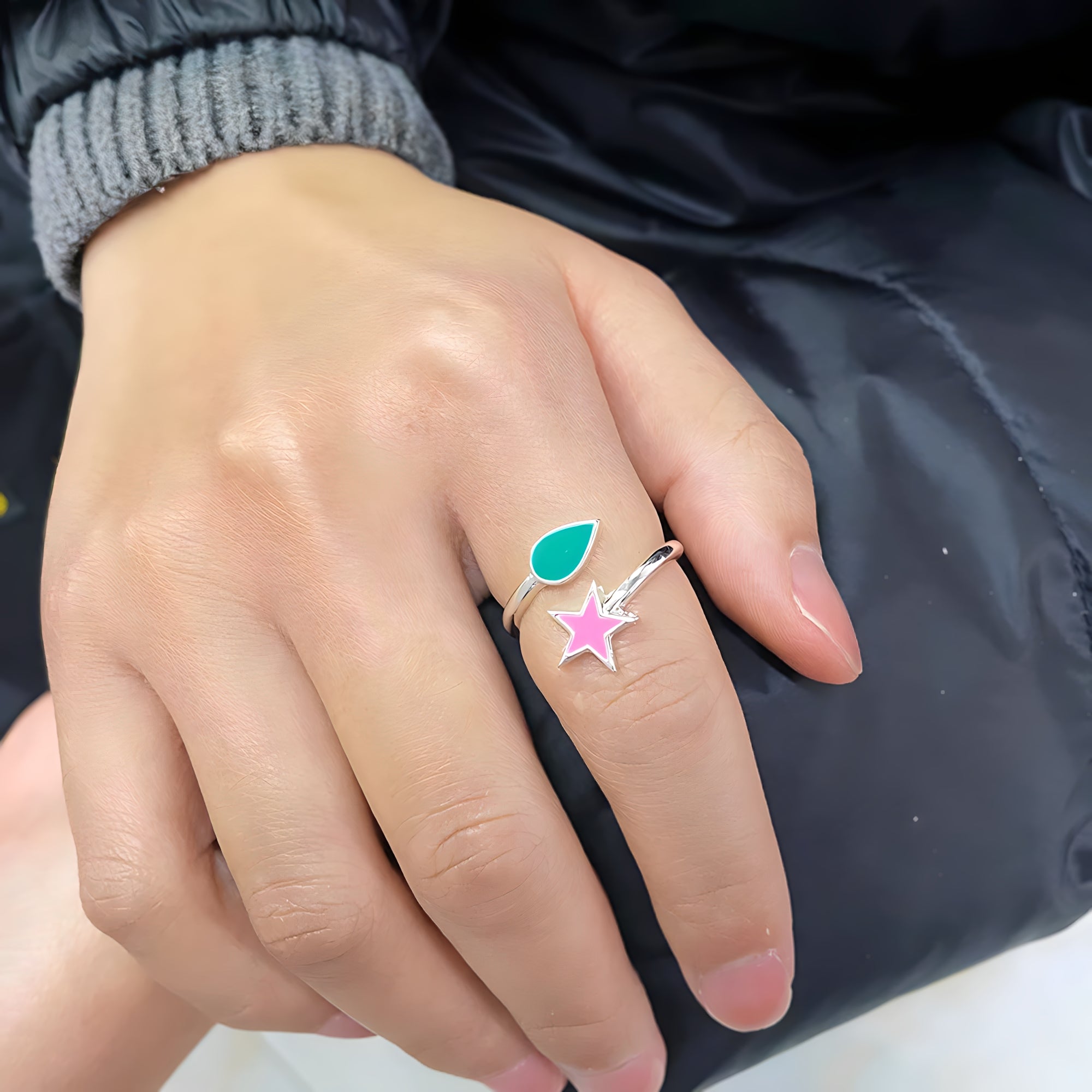 Hisoka Teardrop Ring