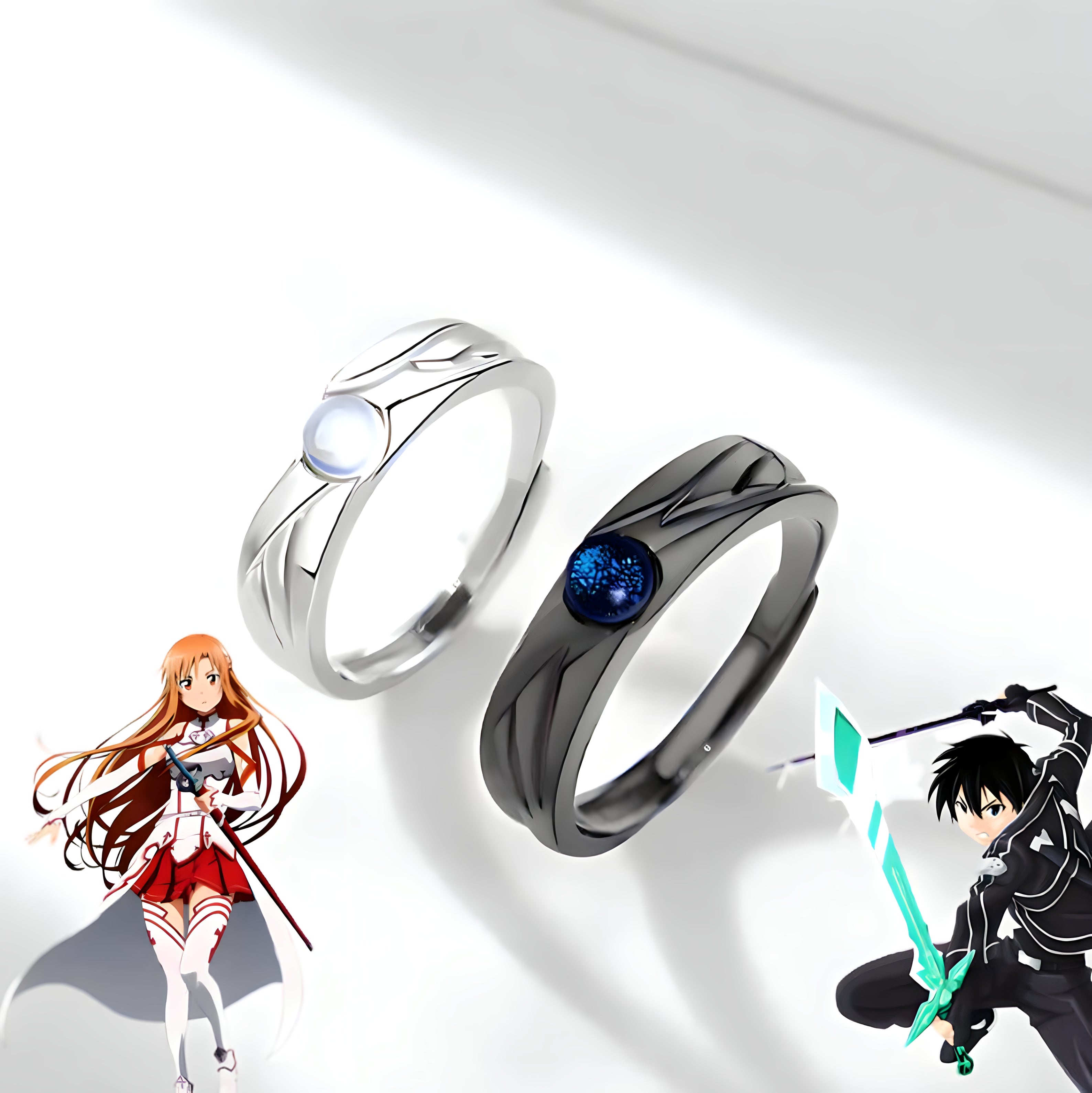 Kirito & Asuna Rings