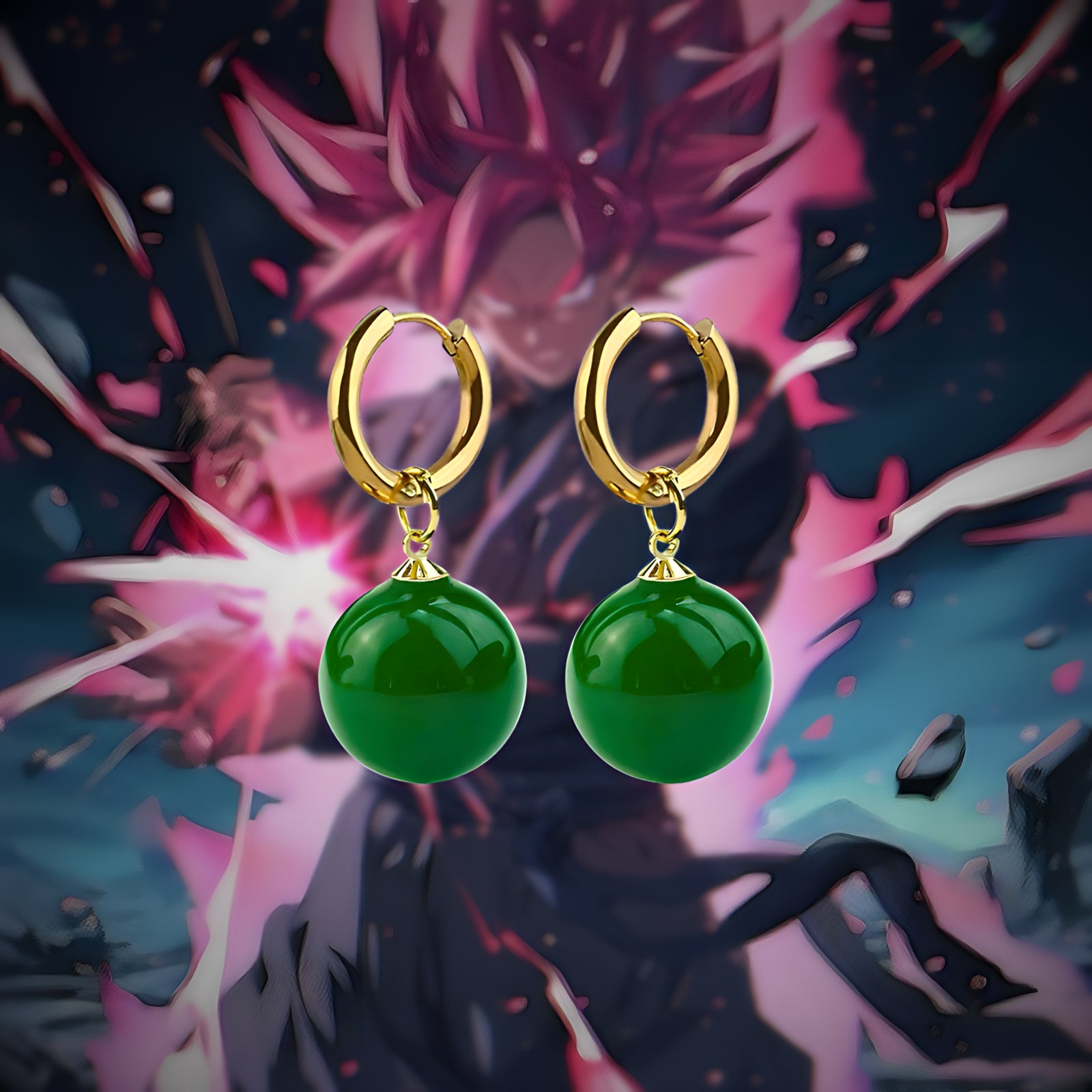 Goku Black Earrings 