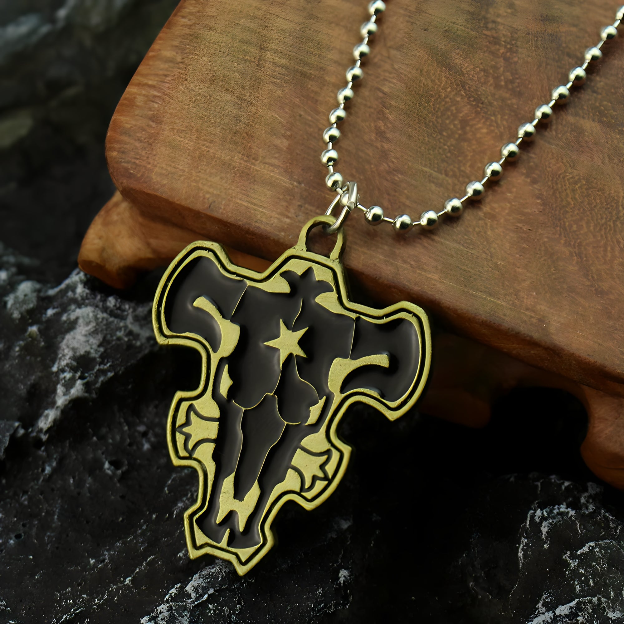 Black Clover Necklace