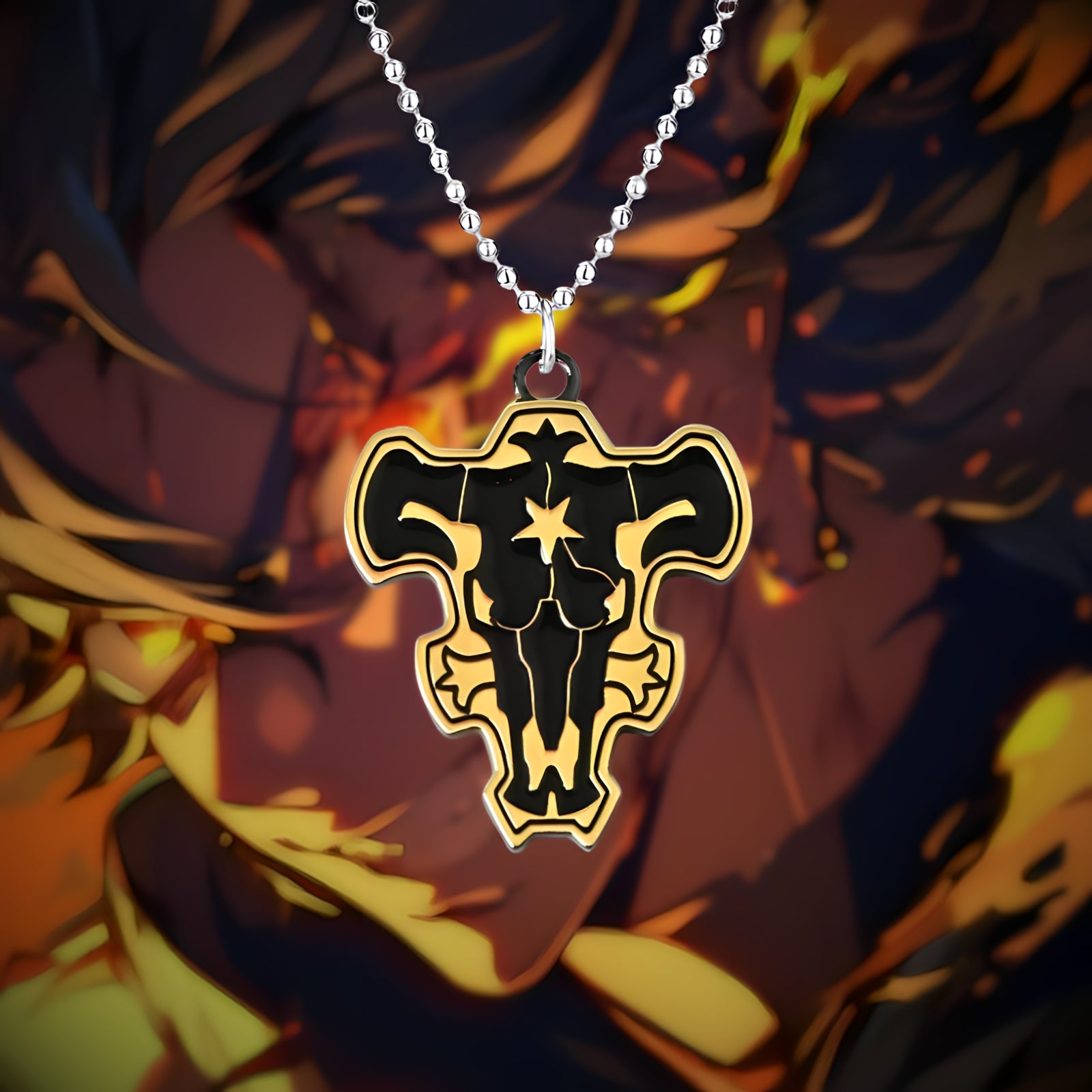 Black Clover Necklace